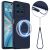 Защитный чехол Deexe Silicone Case with MagSafe для Motorola Moto G86 - Dark Blue: фото 1 из 8