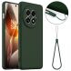 Защитный чехол Deexe Silicone Case with MagSafe для OnePlus 13 - Dark Green (373065DG). Фото 2 из 9