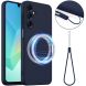 Защитный чехол Deexe Silicone Case with MagSafe для Samsung Galaxy A17 (A175) - Dark Blue (385022DB). Фото 1 из 9