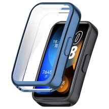 Защитный чехол Deexe Silicone Frame для Huawei Band 8 / 9 - Navy Blue: фото 1 из 8