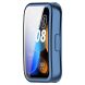 Защитный чехол Deexe Silicone Frame для Huawei Band 8 / 9 - Navy Blue (328517DB). Фото 4 из 8
