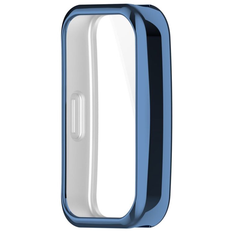 Защитный чехол Deexe Silicone Frame для Huawei Band 8 / 9 - Navy Blue: фото 3 из 8