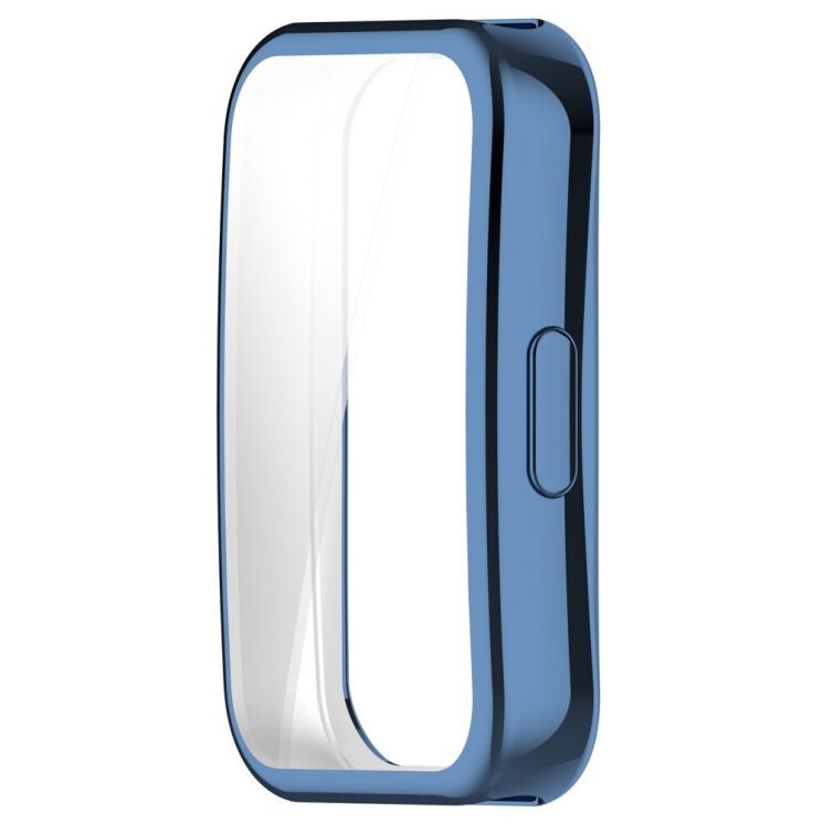 Защитный чехол Deexe Silicone Frame для Huawei Band 8 / 9 - Navy Blue: фото 2 из 8