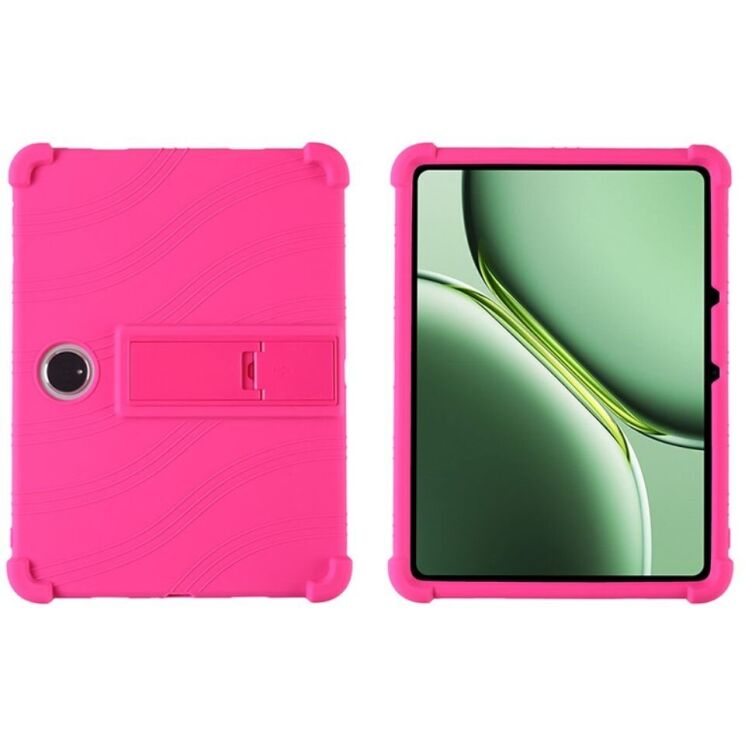 Защитный чехол Deexe Silicone Kickstand для OnePlus Pad Pro - Rose: фото 2 из 10