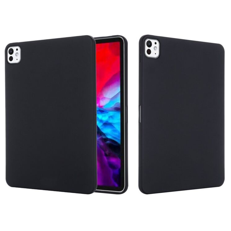Защитный чехол Deexe Silicone Shell для Apple iPad Pro 13 (2024) - Black: фото 3 из 9