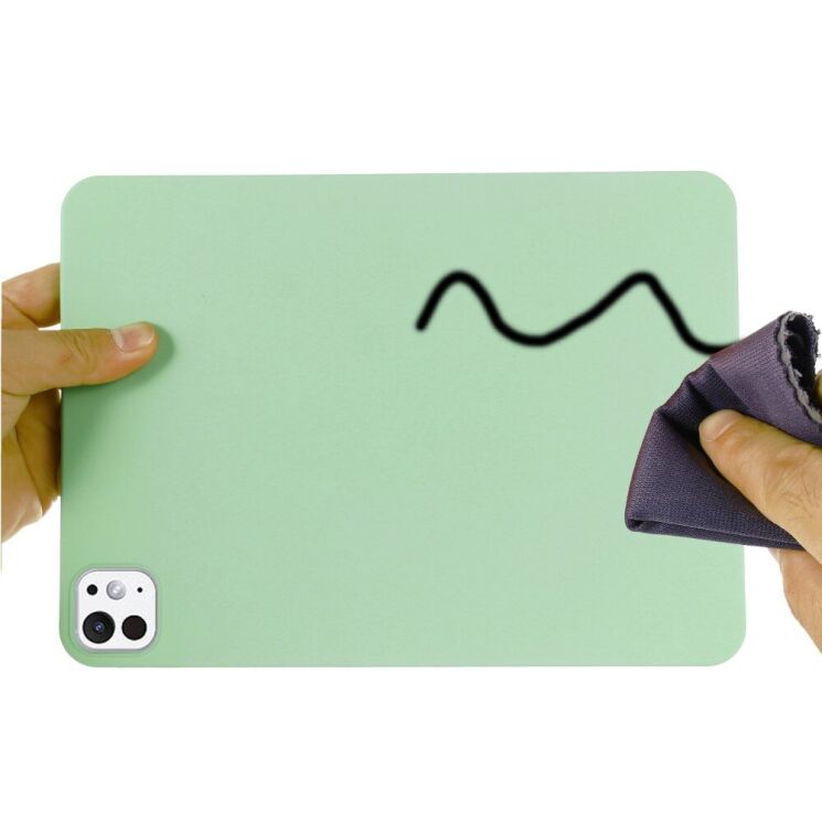 Защитный чехол Deexe Silicone Shell для Apple iPad Pro 13 (2024) - Green: фото 8 из 9