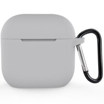 Защитный чехол Deexe Silicone Sleeve для Apple AirPods 4 - Grey: фото 1 из 11