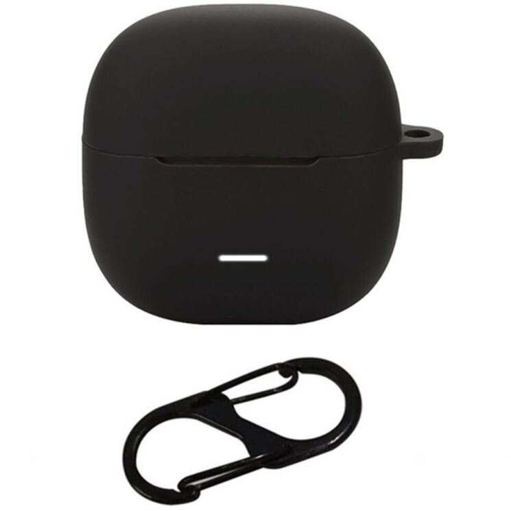 Защитный чехол Deexe Silicone Sleeve для Xiaomi Redmi Buds 6 Lite - Black: фото 1 из 10