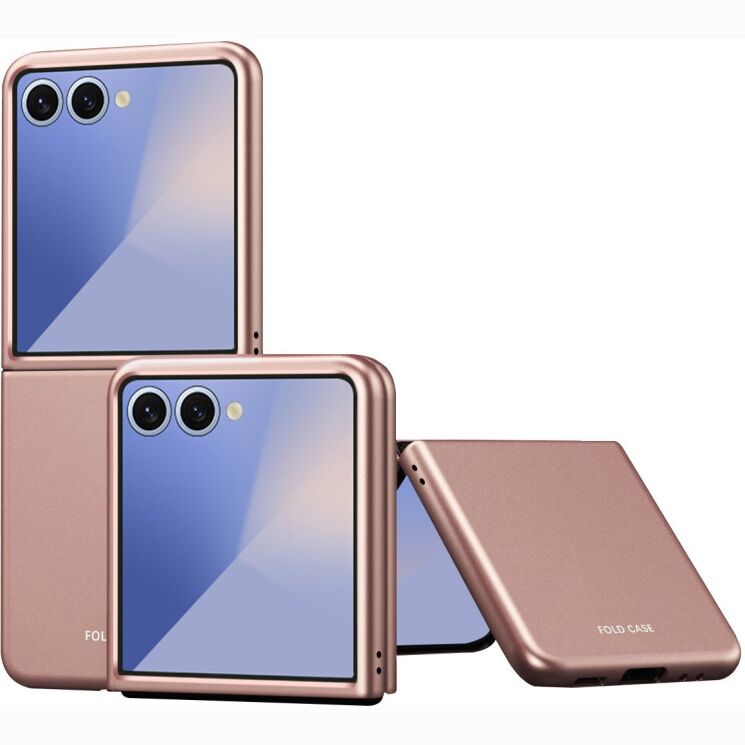 Захисний чохол Deexe Soft Touch Case для Samsung Galaxy Flip 8 - Rose Gold (423511RG) Захисний чохол Deexe Soft Touch Case для Samsung Galaxy Flip 8 - Rose Gold: фото 1 з 8