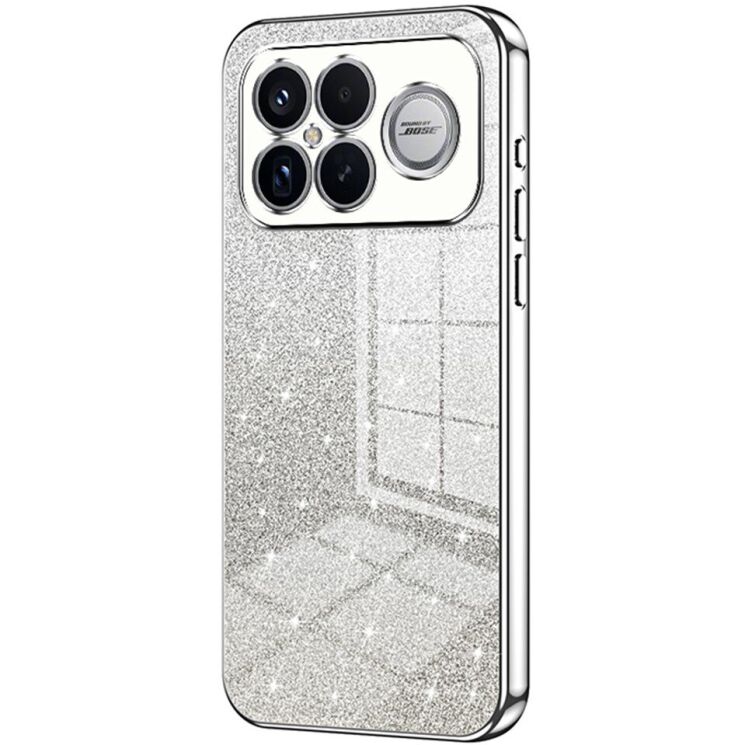 Защитный чехол Deexe Sparkles Cover для Xiaomi Poco F8 Ultra - Silver: фото 1 из 7