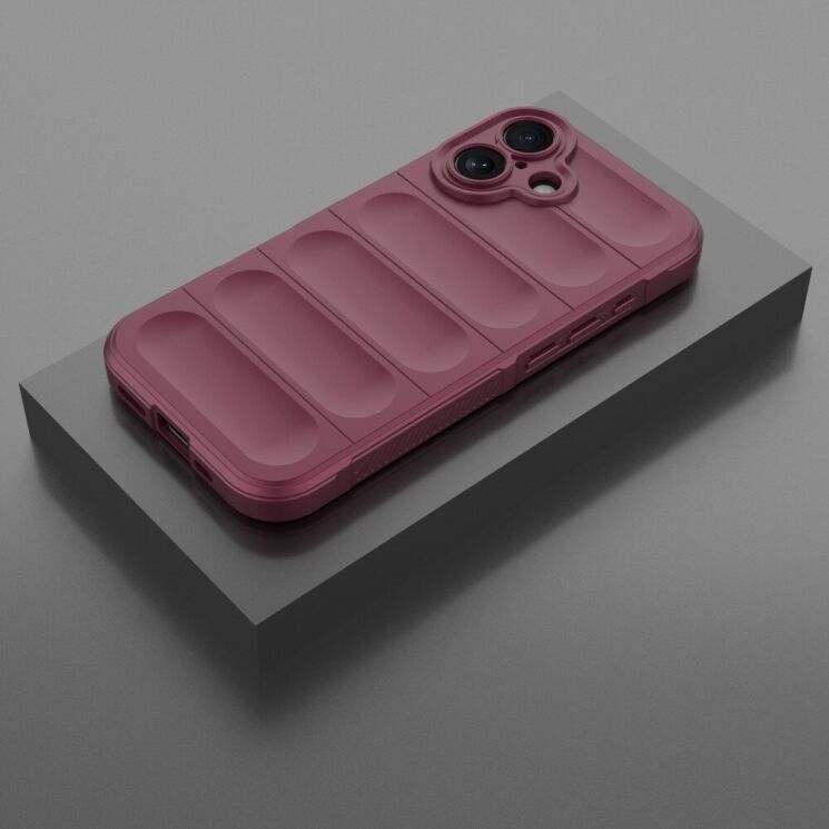 Защитный чехол Deexe Terra Case для Apple iPhone 16 - Wine Red: фото 5 из 7