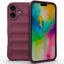 Защитный чехол Deexe Terra Case для Apple iPhone 16 - Wine Red: фото 1 из 7