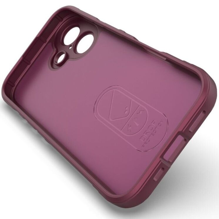 Защитный чехол Deexe Terra Case для Apple iPhone 16 - Wine Red: фото 3 из 7