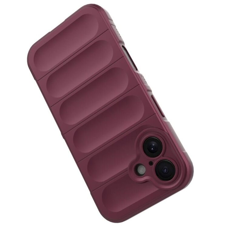 Защитный чехол Deexe Terra Case для Apple iPhone 16 - Wine Red: фото 4 из 7