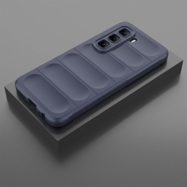 Защитный чехол Deexe Terra Case для Infinix Hot 50 Pro - Dark Blue: фото 5 из 6