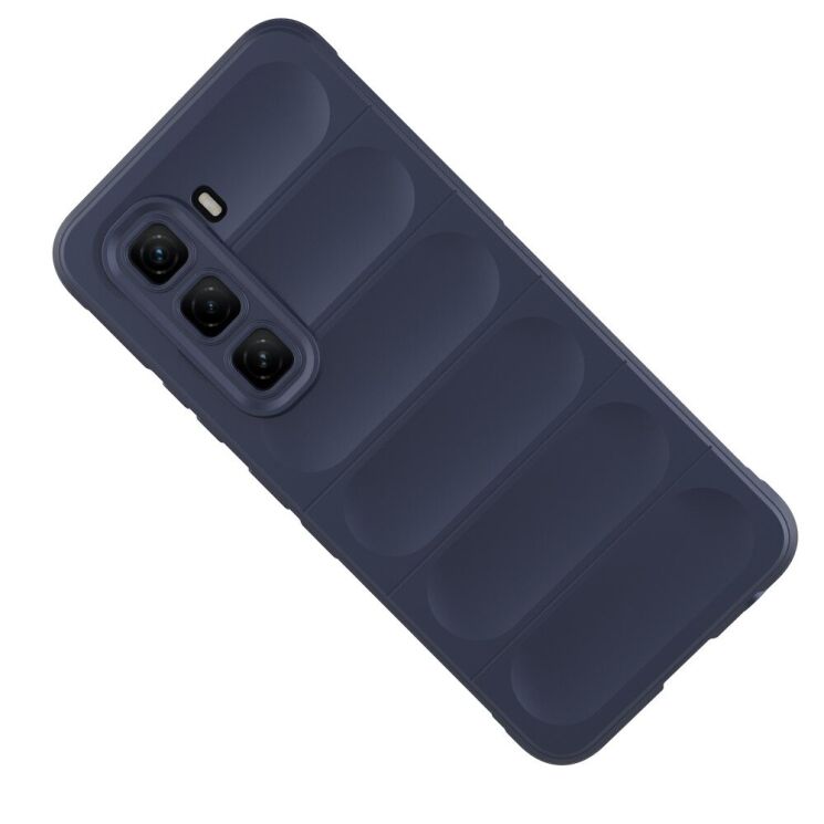 Защитный чехол Deexe Terra Case для Infinix Hot 50 Pro - Dark Blue: фото 3 из 6