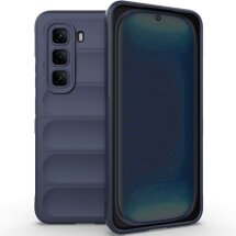 Защитный чехол Deexe Terra Case для Infinix Hot 50 Pro - Dark Blue: фото 1 из 6