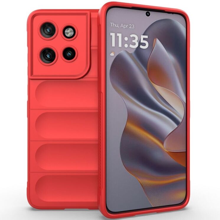 Захисний чохол Deexe Terra Case для Motorola Edge 50 Neo - Red: фото 1 з 7