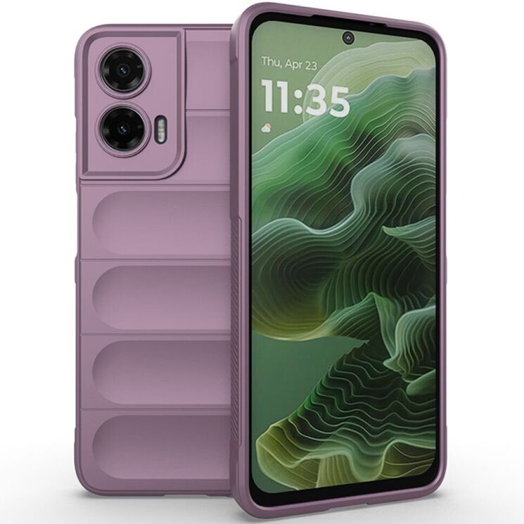 Защитный чехол Deexe Terra Case для Motorola Moto G35 - Light Purple: фото 1 из 6