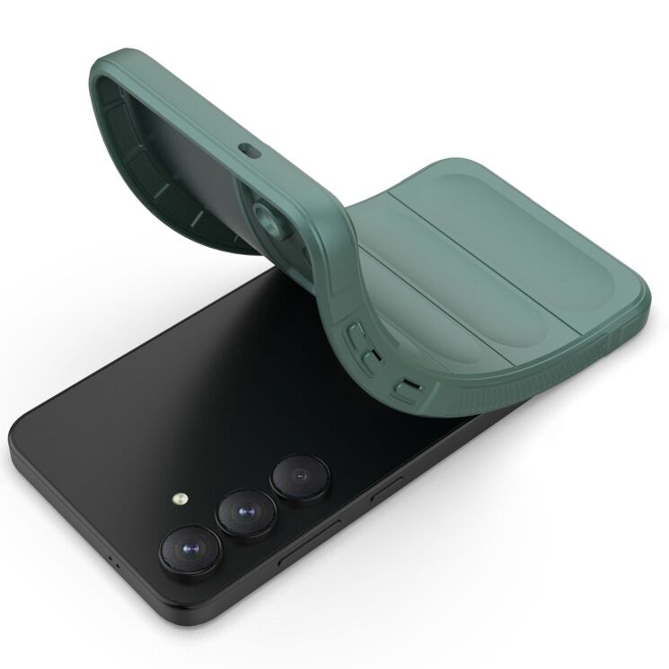 Захисний чохол Deexe Terra Case для Samsung Galaxy S25 FE (S731) - Green: фото 5 з 8