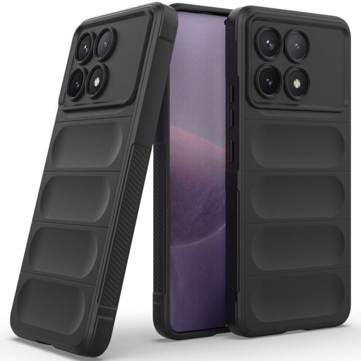 Защитный чехол Deexe Terra Case для Xiaomi Poco F6 Pro - Black: фото 3 из 7