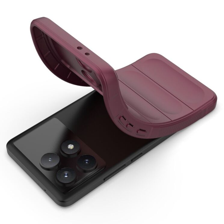 Защитный чехол Deexe Terra Case для Xiaomi Poco F6 Pro - Black: фото 6 из 7