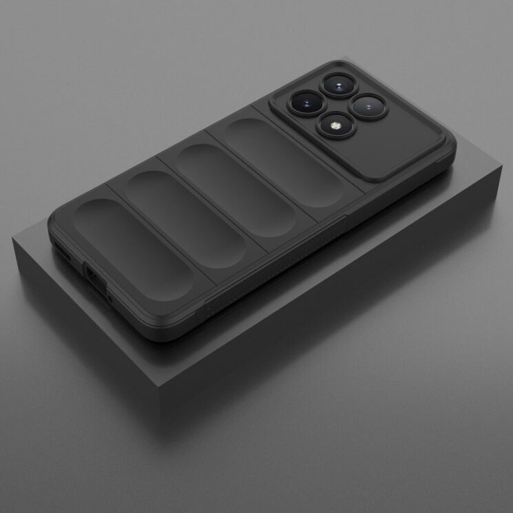 Защитный чехол Deexe Terra Case для Xiaomi Poco F6 Pro - Black: фото 4 из 7