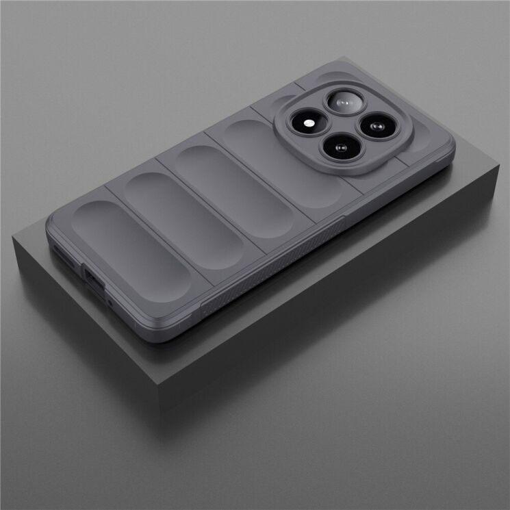 Захисний чохол Deexe Terra Case для Xiaomi Redmi Note 14 Pro 5G - Dark Grey: фото 3 з 6