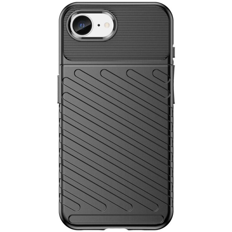 Защитный чехол Deexe Thunder Series для Apple iPhone 16e - Black: фото 2 из 8