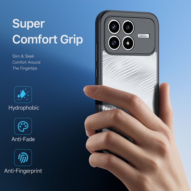 Защитный чехол DUX DUCIS Aimo Series для Xiaomi Poco F8 Pro - Black (403547B) Защитный чехол DUX DUCIS Aimo Series для Xiaomi Poco F8 Pro - Black: фото 4 из 10