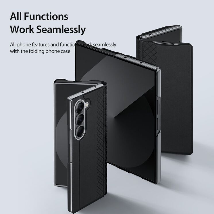 Захисний чохол DUX DUCIS Bril Series для Samsung Galaxy Fold 7 - Black: фото 6 з 12