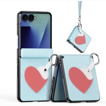 Захисний чохол DUX DUCIS Luvy Series для Samsung Galaxy Flip 8 - Baby Blue: фото 1 з 10