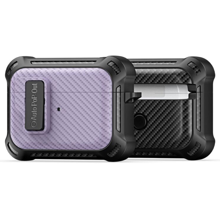 Захисний чохол DUX DUCIS PECI Series для Apple AirPods Pro 2 - Purple: фото 2 з 19