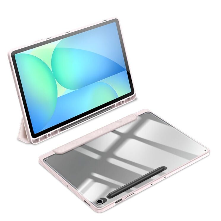 Защитный чехол DUX DUCIS TOBY Series для Samsung Galaxy Tab S10 FE Plus - Pink: фото 4 из 11