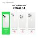 Защитный чехол Elago Silicone Case для Apple iPhone 14 - Orange (337011O). Фото 2 из 7