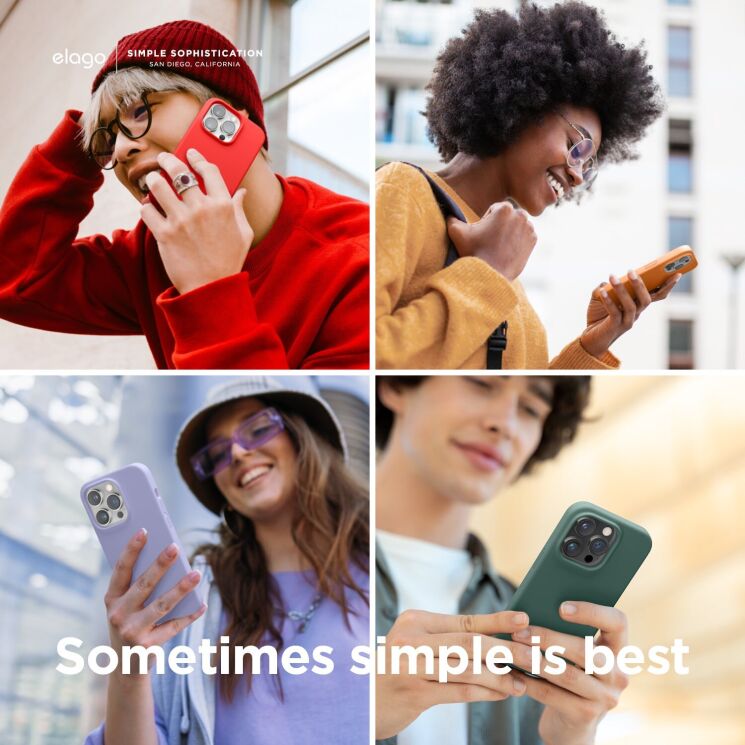 Защитный чехол Elago Silicone Case для Apple iPhone 14 - Orange: фото 7 из 7