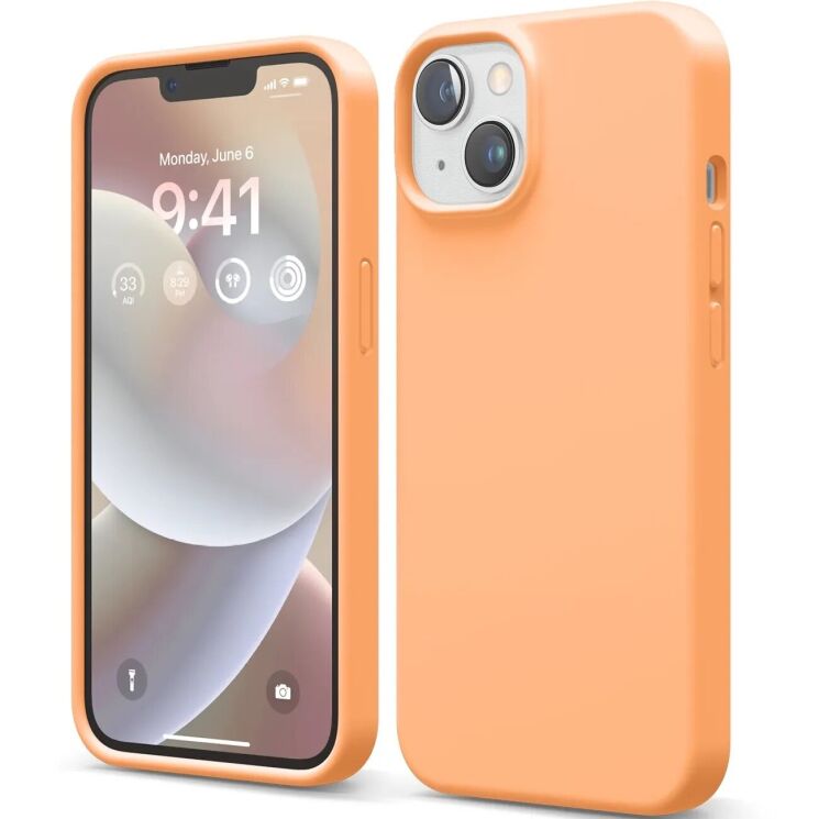 Защитный чехол Elago Silicone Case для Apple iPhone 14 - Orange: фото 1 из 7