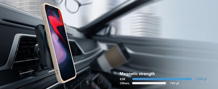 Захисний чохол ESR Cloud Soft Case with Stash Stand (HaloLock) для iPhone 15 Pro Max - Black (339414B) Захисний чохол ESR Cloud Soft Case with Stash Stand (HaloLock) для iPhone 15 Pro Max - Black: фото 5 з 12