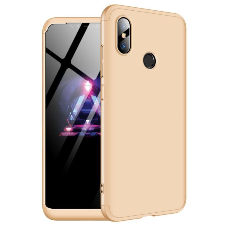 Защитный чехол GKK Double Dip Case для Xiaomi Mi 8 - Gold (139861F) Защитный чехол GKK Double Dip Case для Xiaomi Mi 8 - Gold: фото 1 из 14