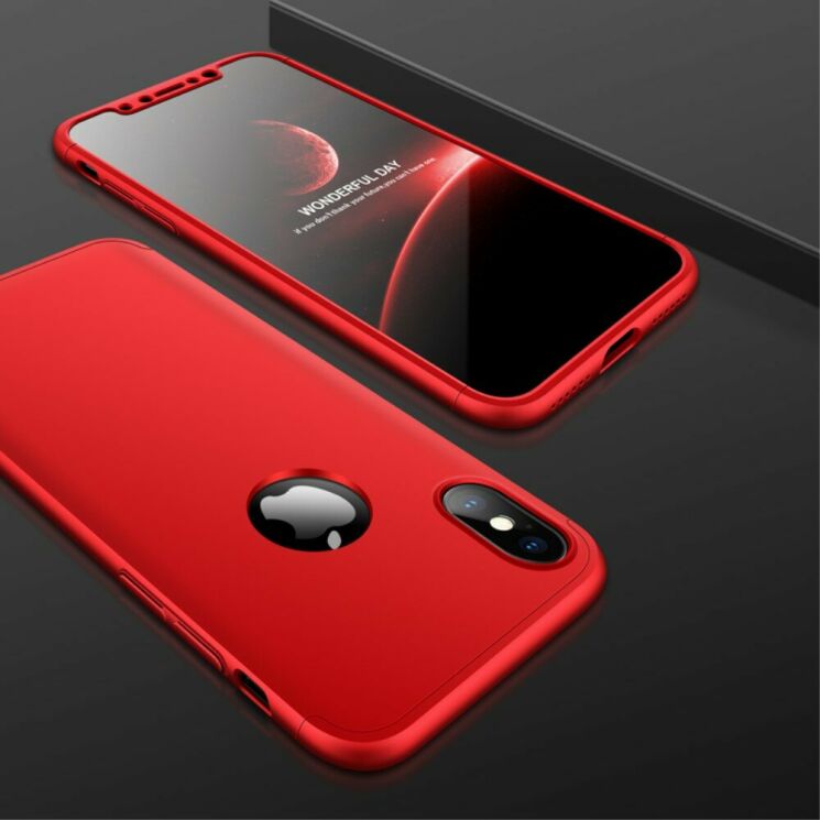 Защитный чехол GKK Double Dip Case (WL) для Apple iPhone XS Max - Red: фото 2 из 2