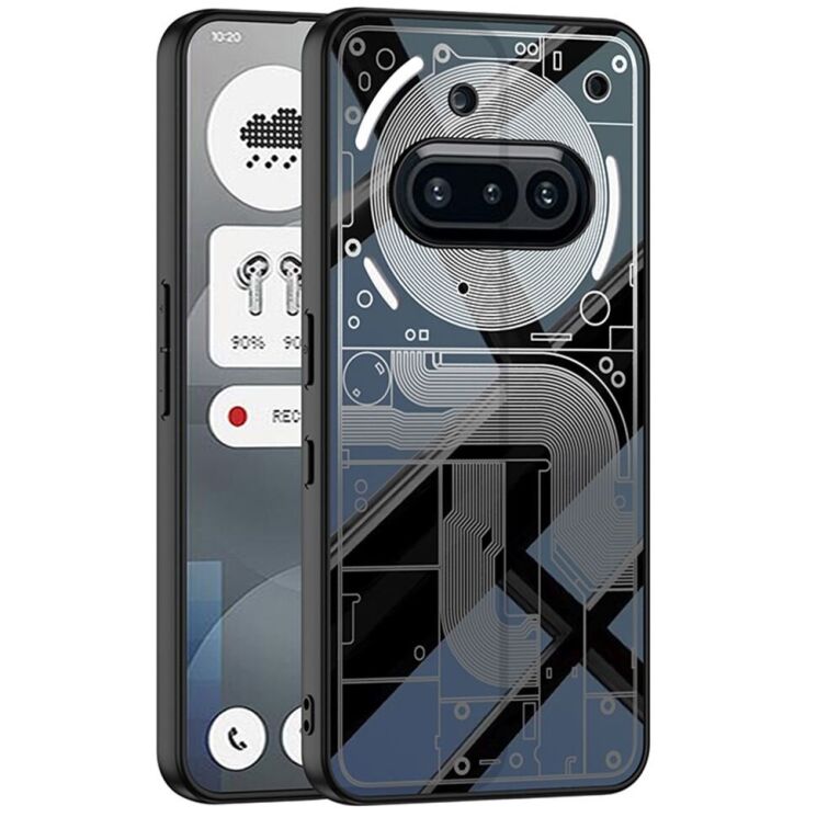Защитный чехол GKK Futuristic для Nothing Phone (3a) - Black: фото 1 из 6