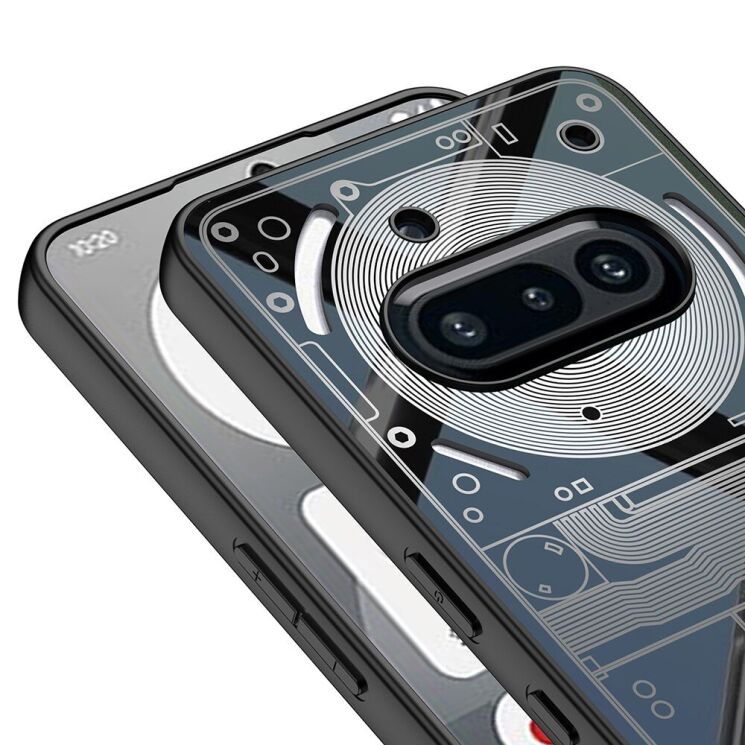 Защитный чехол GKK Futuristic для Nothing Phone (3a) - Black: фото 5 из 6