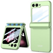 Защитный чехол GKK Magnetic Fold для Samsung Galaxy Flip 6 - Matcha Green: фото 1 из 9