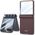 Защитный чехол GKK Magnetic Fold для Samsung Galaxy Flip 7 - Wine Red: фото 1 из 8