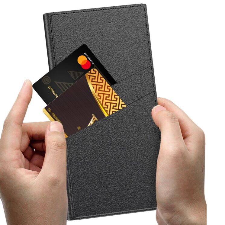 Защитный чехол GKK Wallet Case для Samsung Galaxy S23 Ultra (S918) - Black: фото 3 из 7