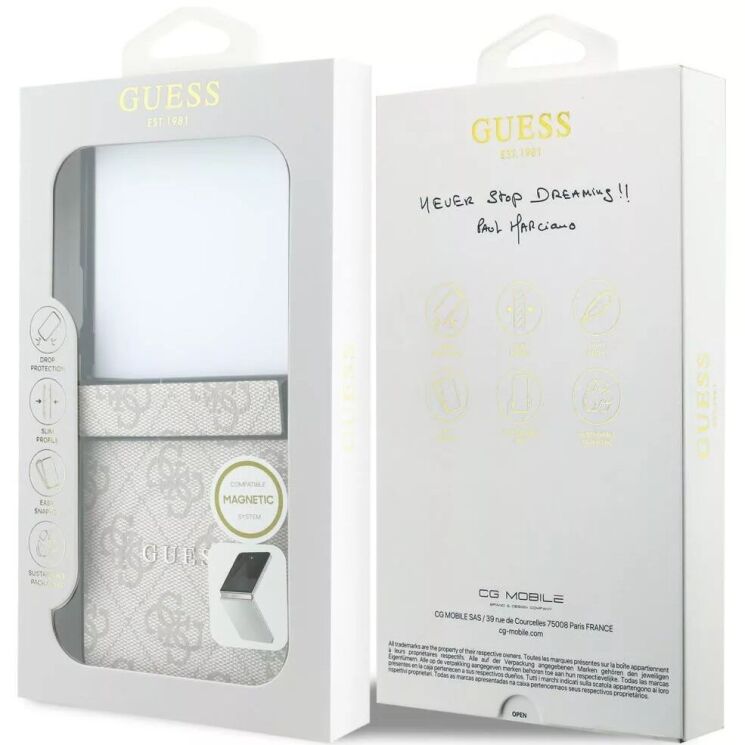 Захисний чохол Guess 4G Classic MagSafe для Samsung Galaxy Flip 8 (GUHMZF8P4MSEGCP) - Pink (423576P) Захисний чохол Guess 4G Classic MagSafe для Samsung Galaxy Flip 8 (GUHMZF8P4MSEGCP) - Pink: фото 7 з 7
