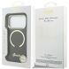 Защитный чехол Guess IML Script Metal MagSafe для iPhone 17 Pro Max (GUHMP17X5HTCSMSK) - Black (402880B). Фото 8 из 9
