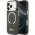 Защитный чехол Guess IML Script Metal MagSafe для iPhone 17 Pro Max (GUHMP17X5HTCSMSK) - Black: фото 1 из 9