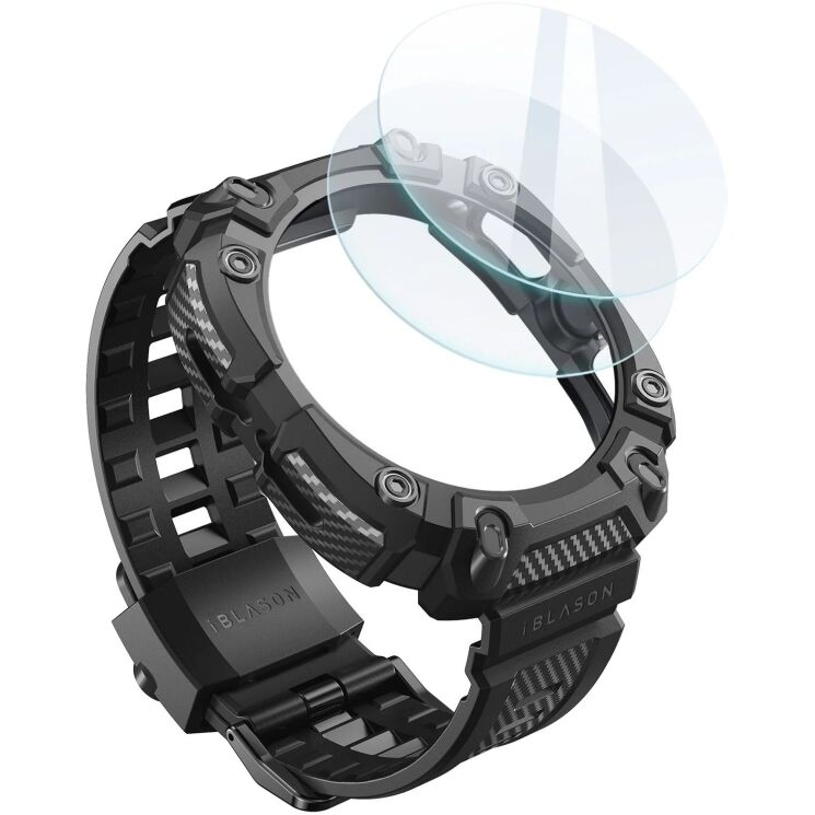 Защитный чехол i-Blason Armorbox Case with Tempered Glass by Supcase для Samsung Galaxy Watch Ultra (47mm) - Black: фото 1 из 11