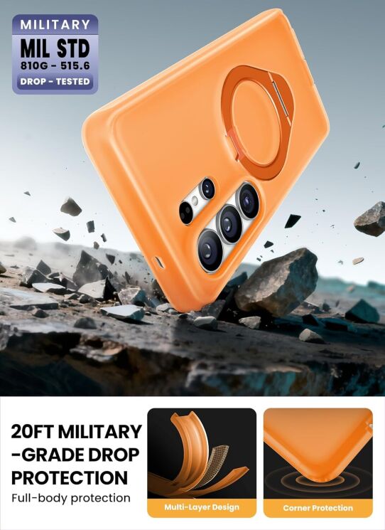 Защитный чехол i-Blason Cosmo MagSafe by Supcase для Samsung Galaxy S26 Ultra (S948) 843439161061 - Coral: фото 10 из 10